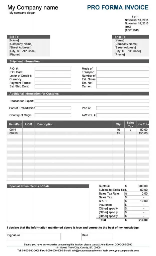 Performa Invoice Or Proforma Invoice? Which one is correct?