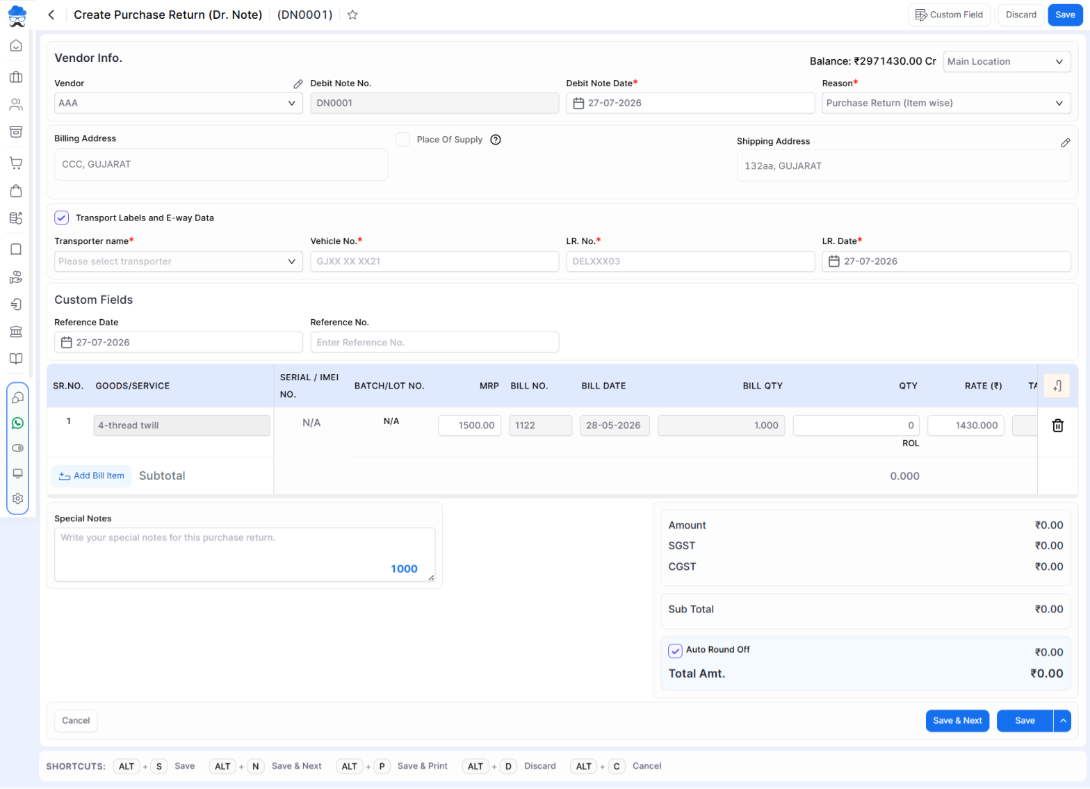 Manage Purchase Returns Smoothly | Munim Helpdesk