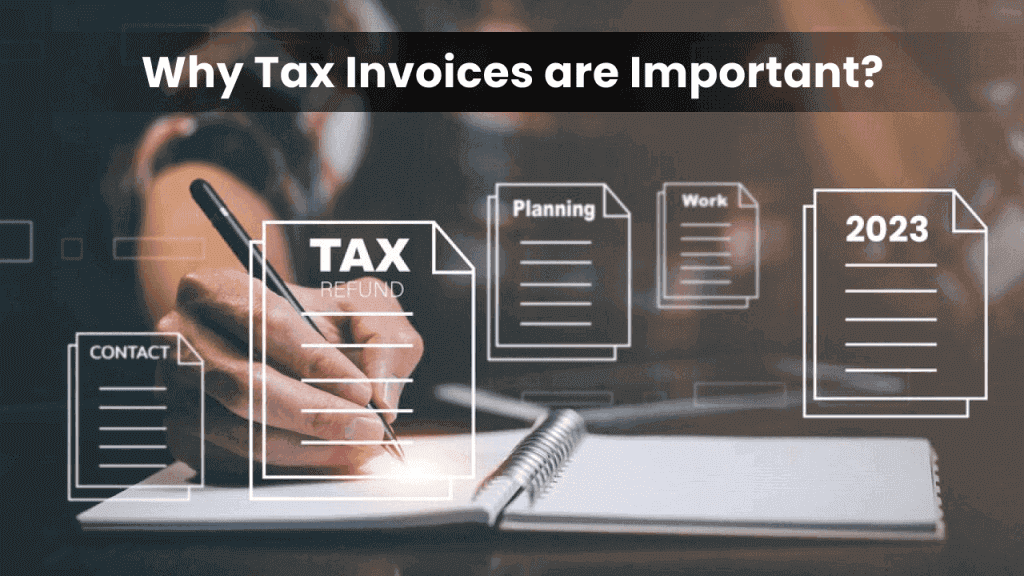 Why tax invoices are important
