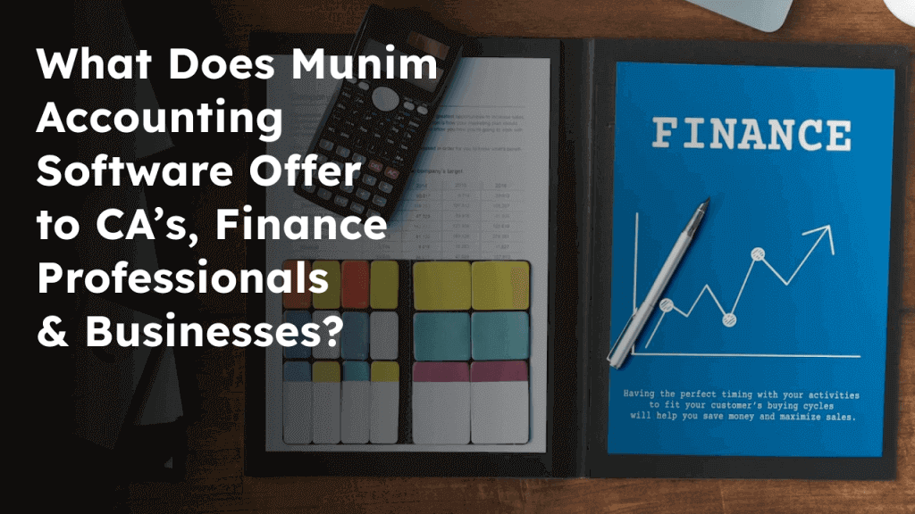 munim Accounting Software offer