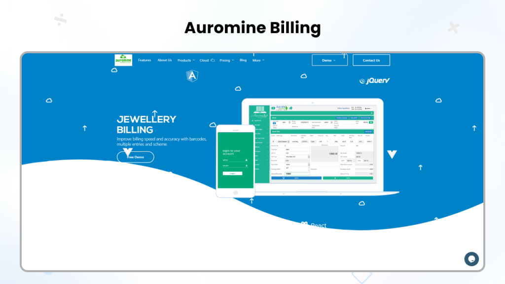 Detailed overview of Auromine billing software