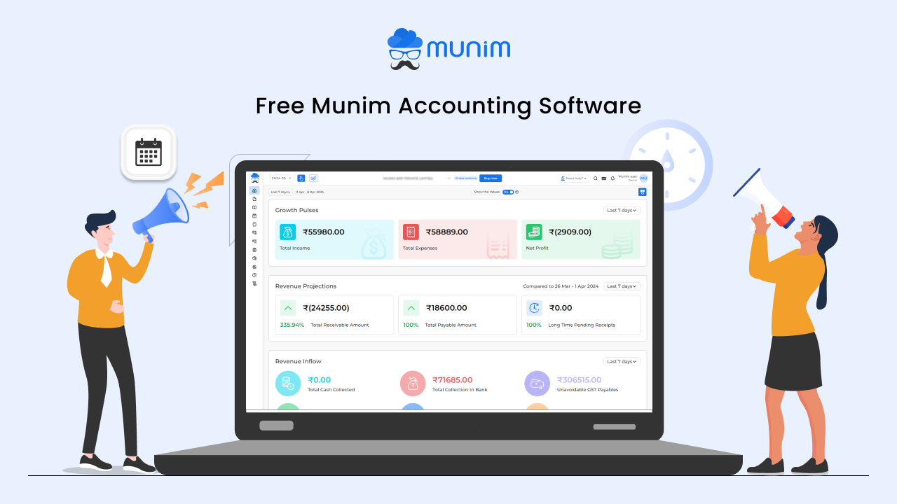 free accounting software for fy-24 to 25