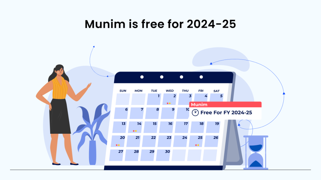 Get free access to Munim accounting software