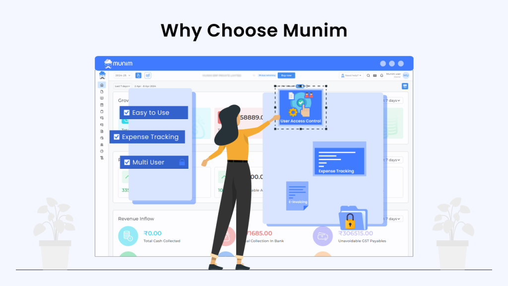 Why Munim is preferred? 