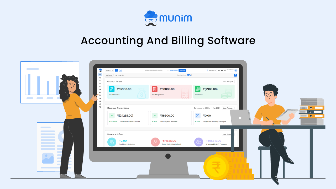 Accounting and billing software