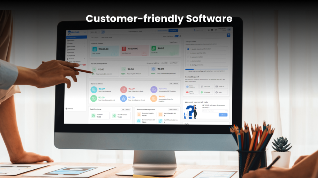 Customer-friendly accounting and billing software