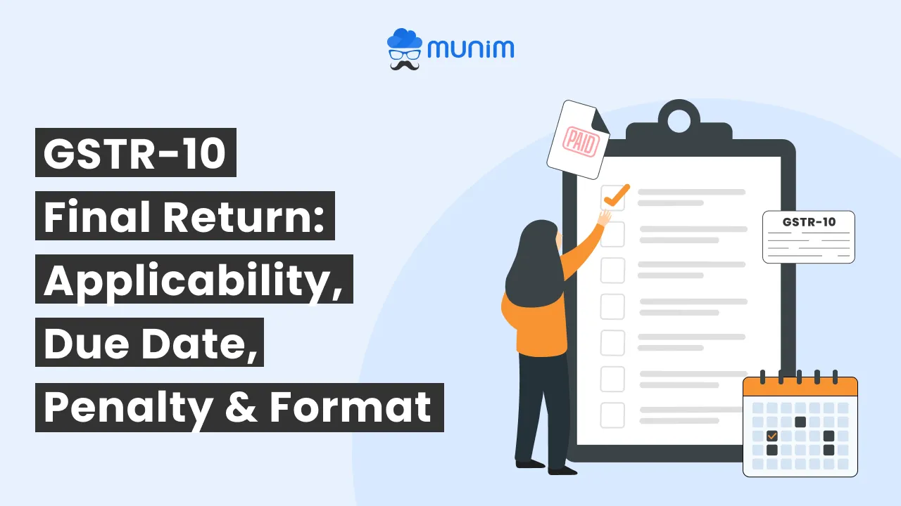 gstr 10 final return applicability due date penalty format