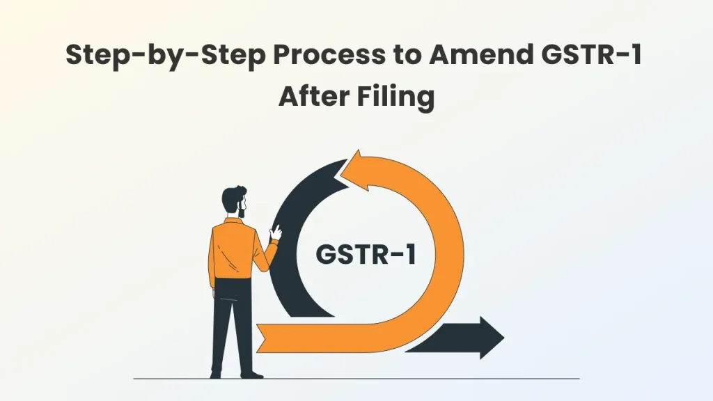 step by step process to amend gstr 1 after filing