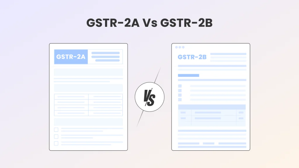 gstr 2a vs gstr 2b