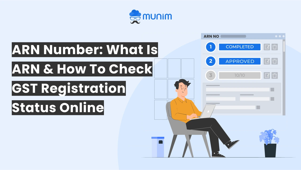 what is arn and how to check gst registration status online