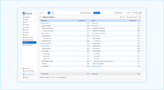 Automated Financial Reports
