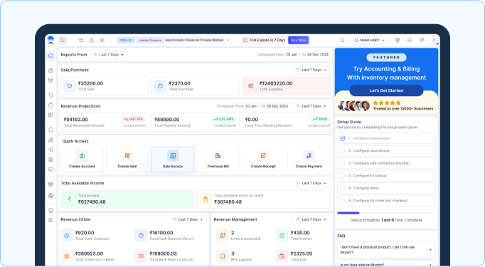Intuitive Financial Dashboard