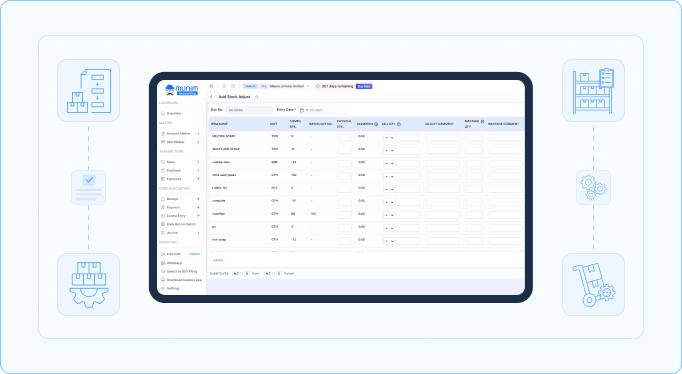 Setup detailed Inventory Management