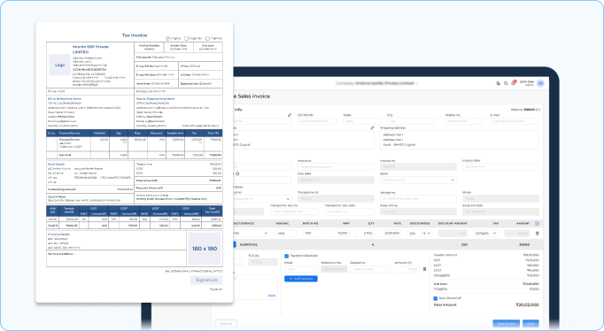 Streamlined Invoicing