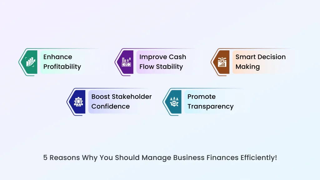 reasons to manage business finances