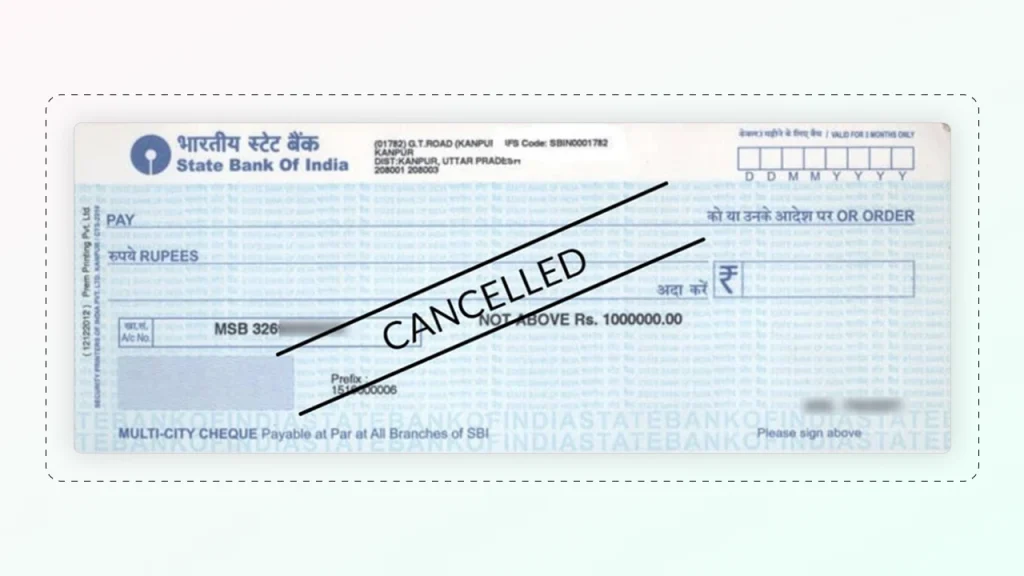 cancelled cheque example