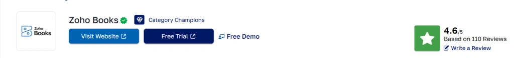 zoho books review