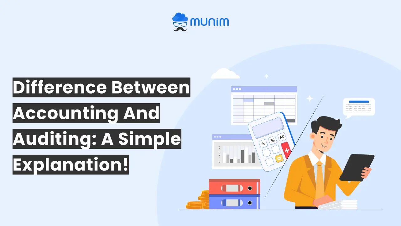 difference between accounting and auditing