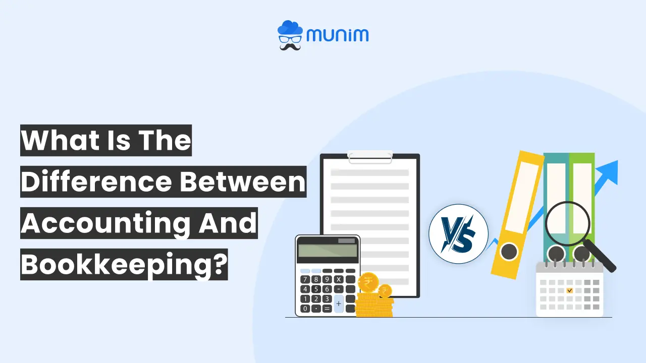 difference between accounting and bookkeeping