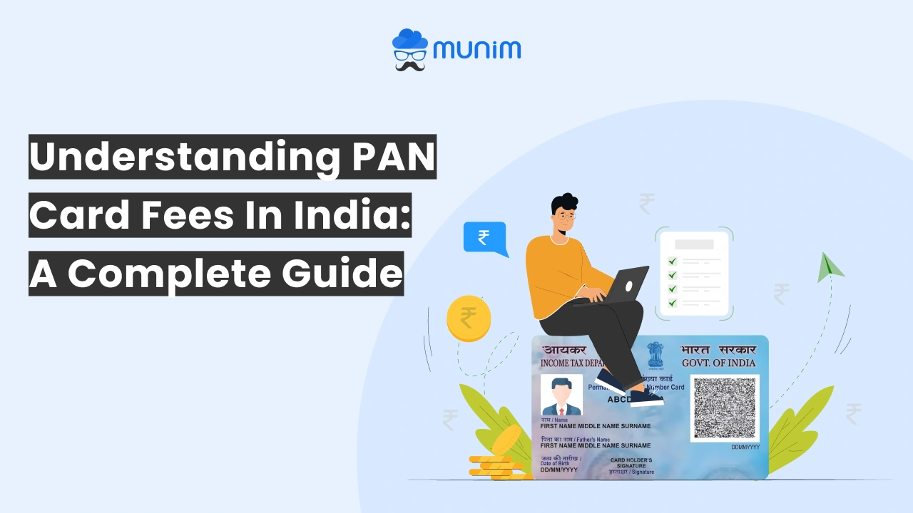 understanding pan card fees in india