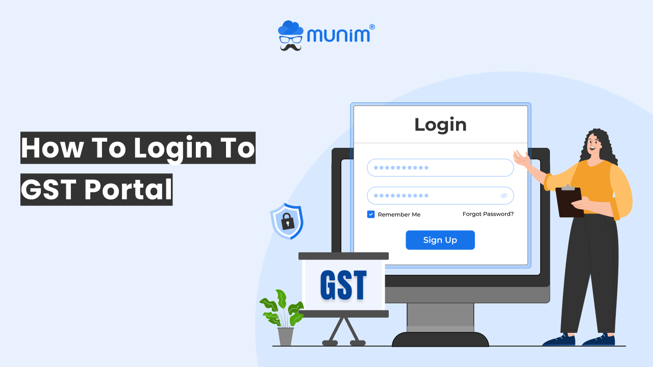 how to login gst portal