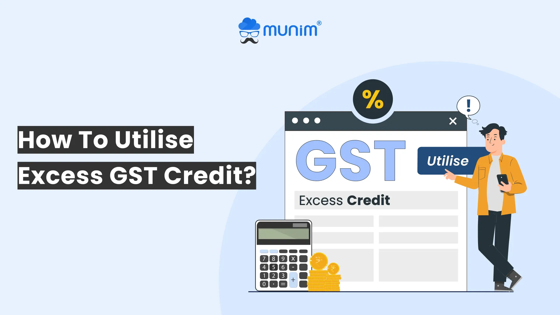 how to utilise excess gst credit