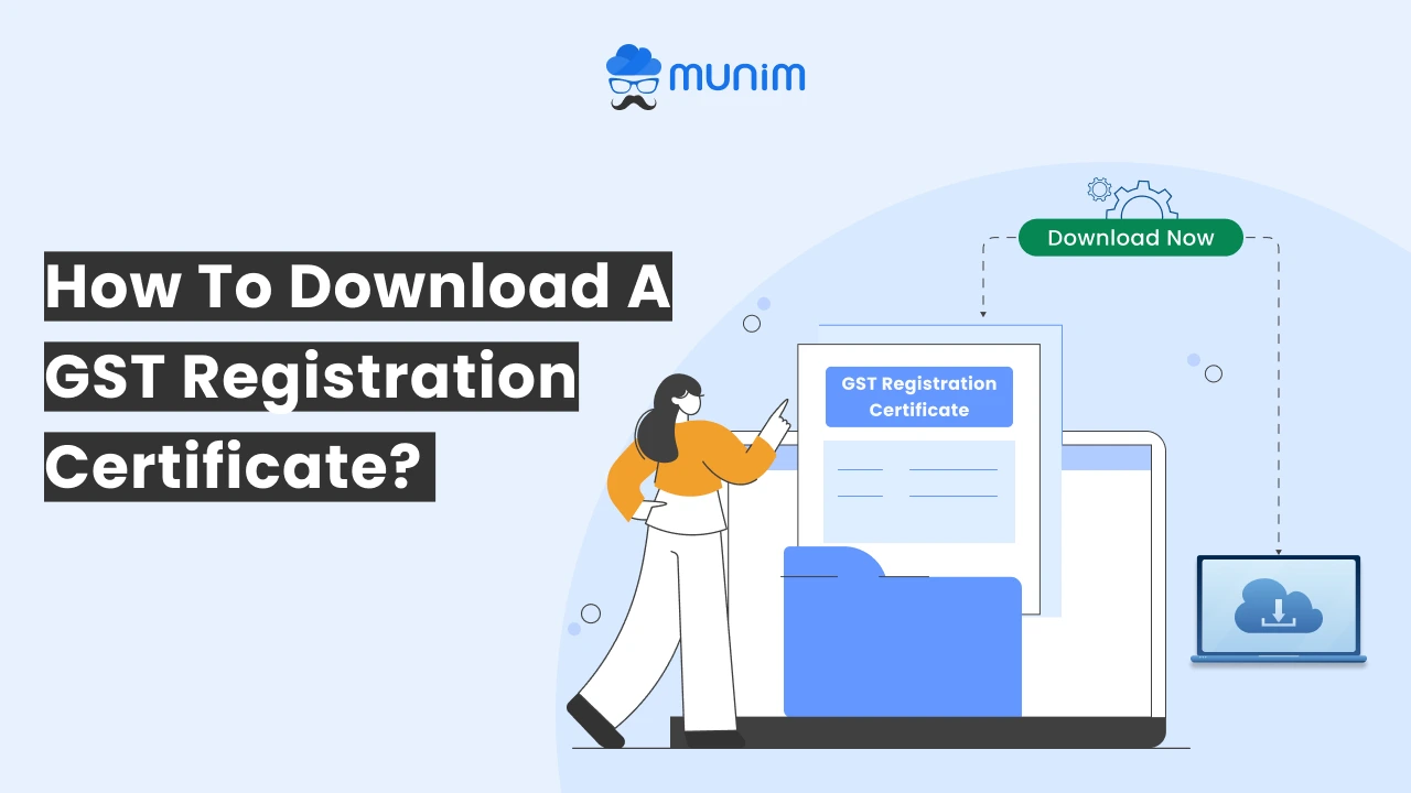 how to download gst registration certificate