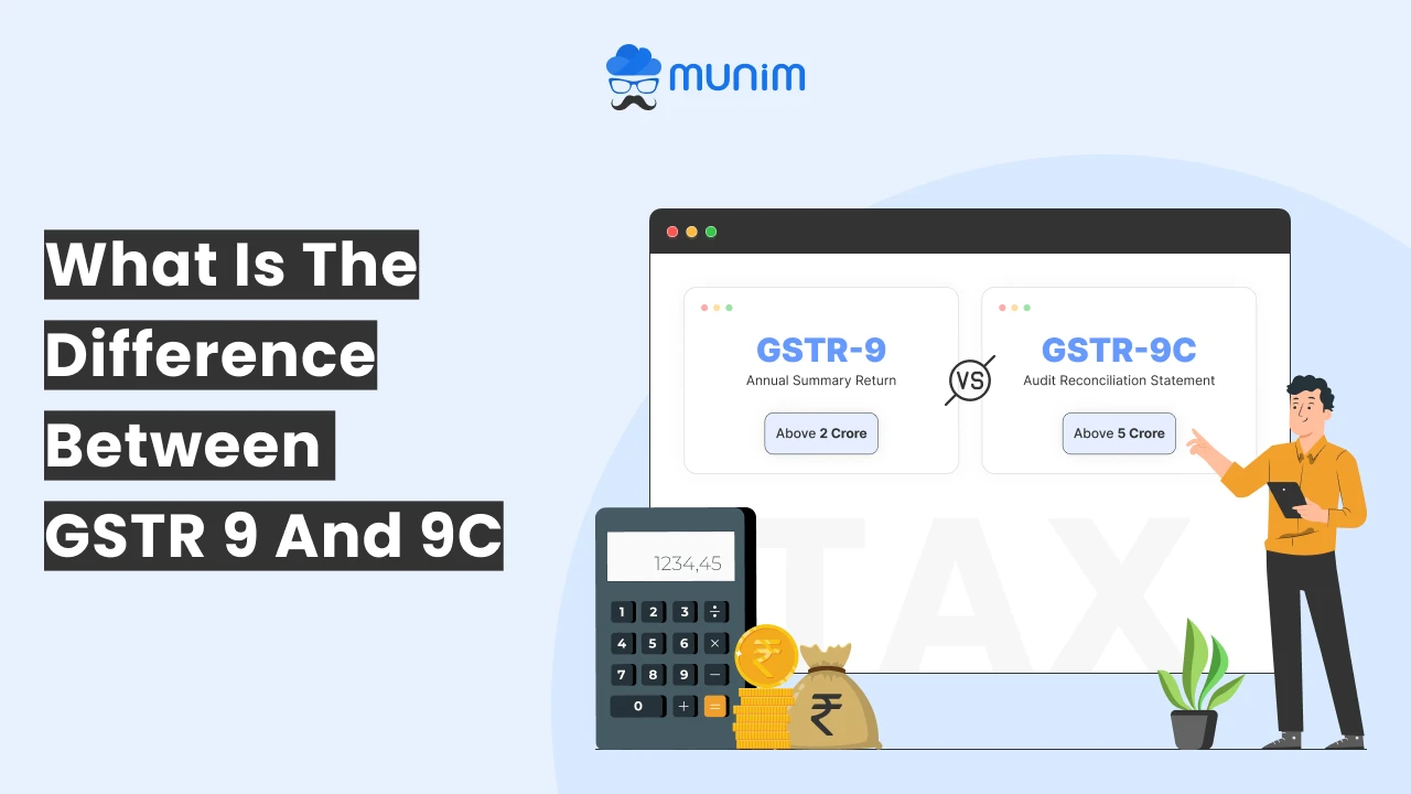 difference between gstr 9 and gstr 9c