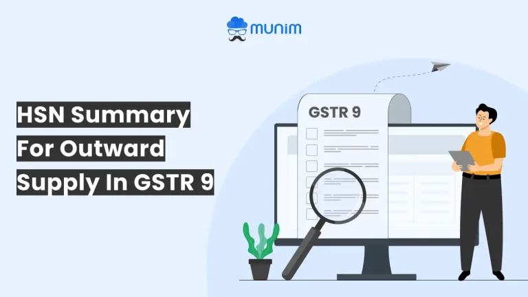 HSN Summary for Outward Supply: A Complete Guide to GSTR 9!