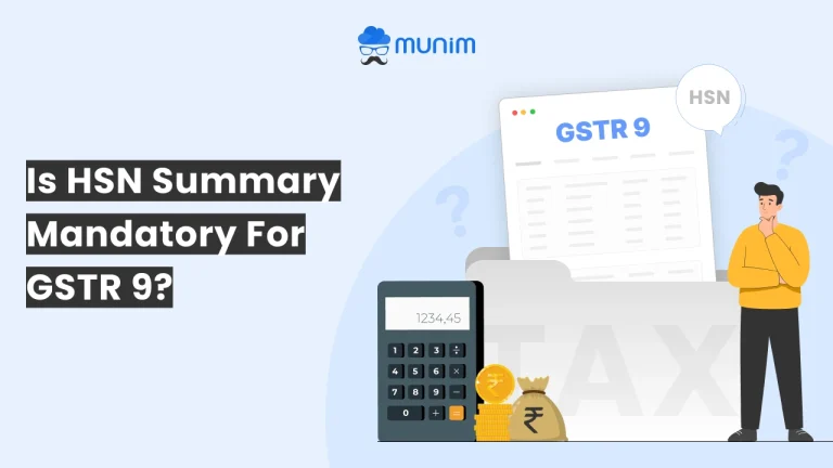 Is HSN Wise Summary Mandatory For Filing GSTR 9?