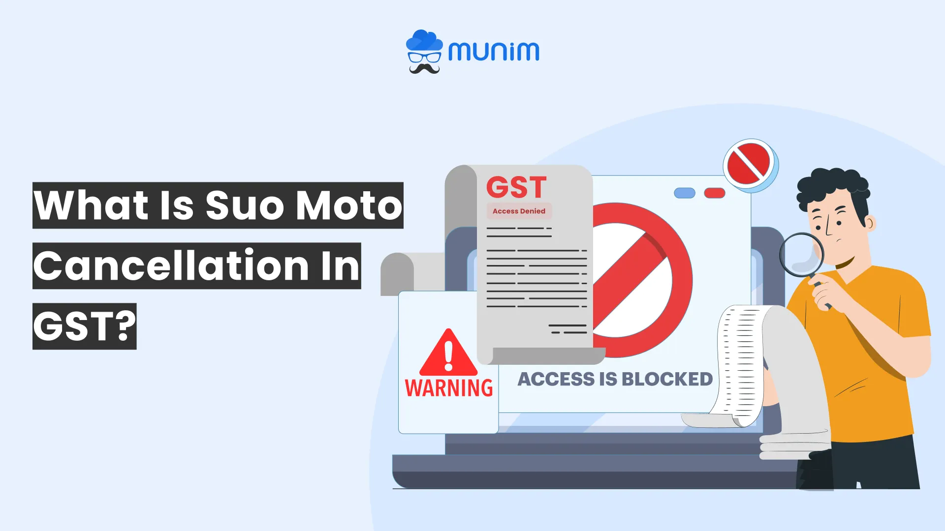 suo moto cancellation in gst