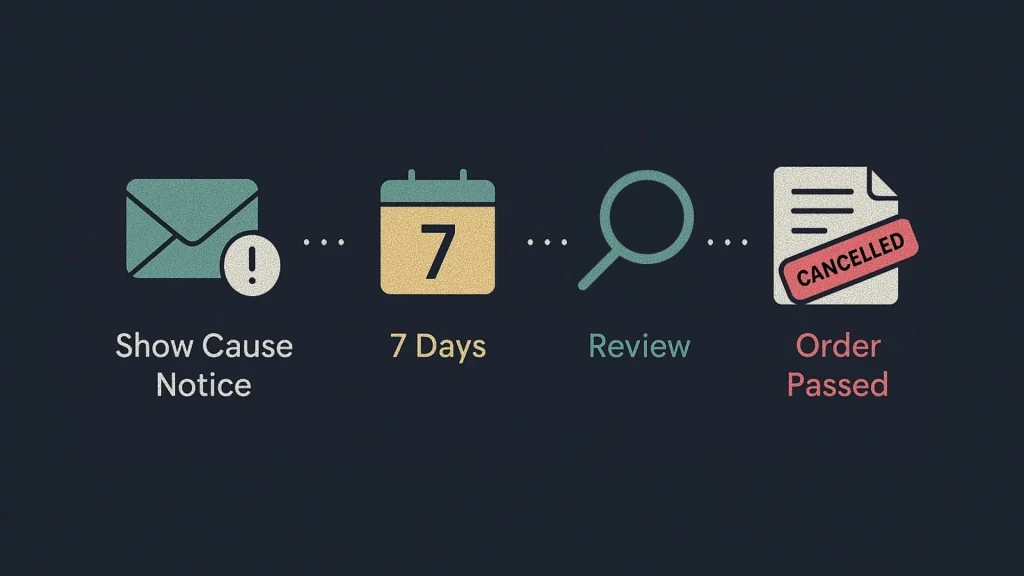 suo moto cancellation process suo moto cancellation process