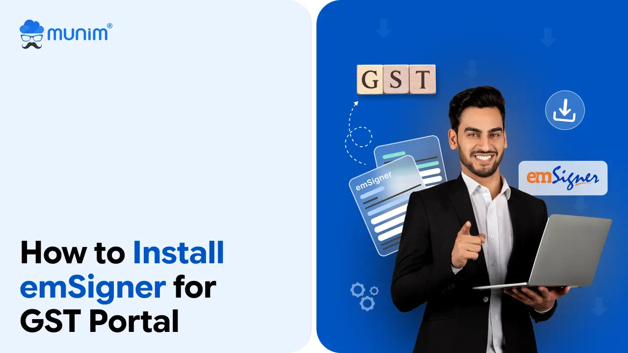 how to install emsigner for gst portal