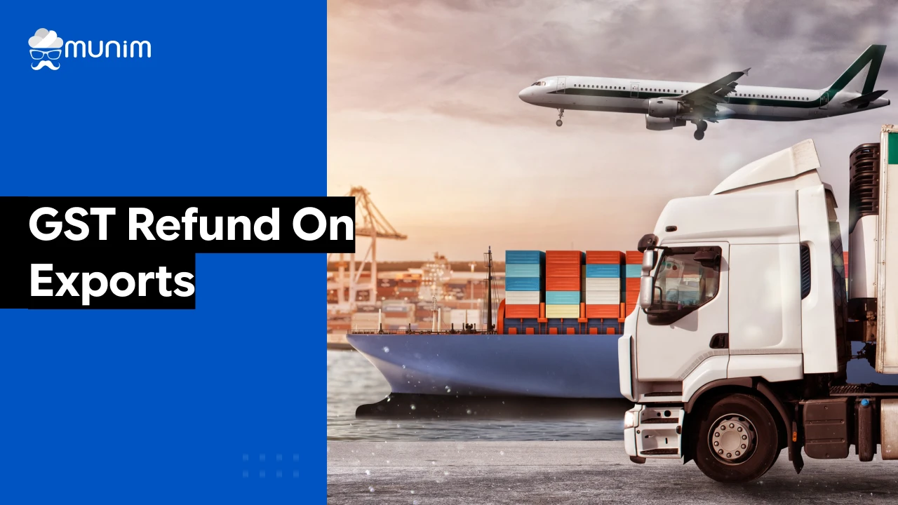 how to claim gst refund on exports