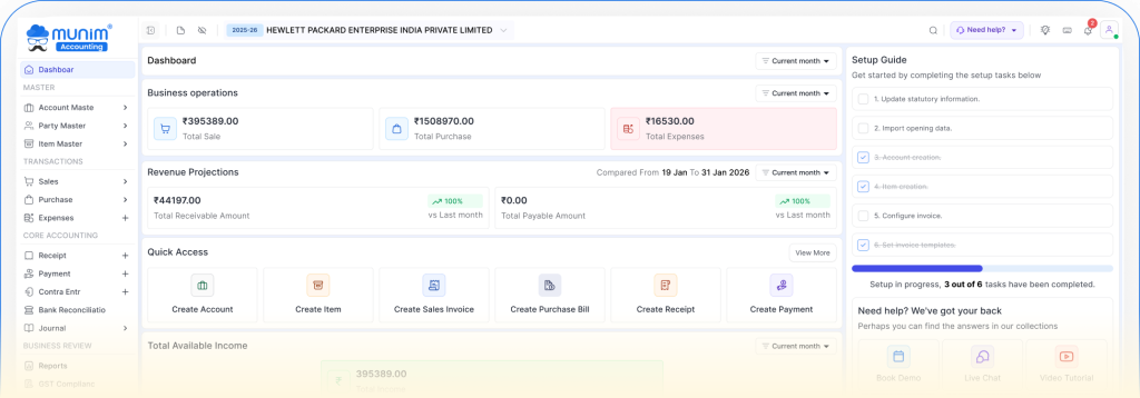 Accounting & Billing Software - Hero Image