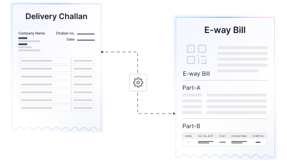 E-Way Bill Generation from Delivery Challan