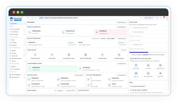 Easy-to-Use Dashboard