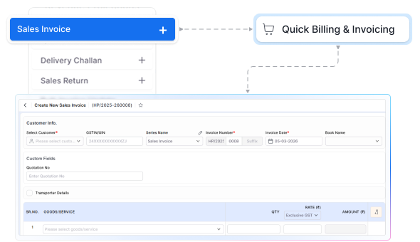 Quick Billing & Invoicing