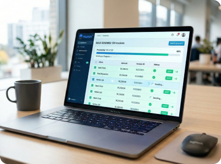 Send Bulk e-Invoices in Seconds, Hassle-Free