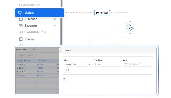 User-Defined Filters and Easy Sharing