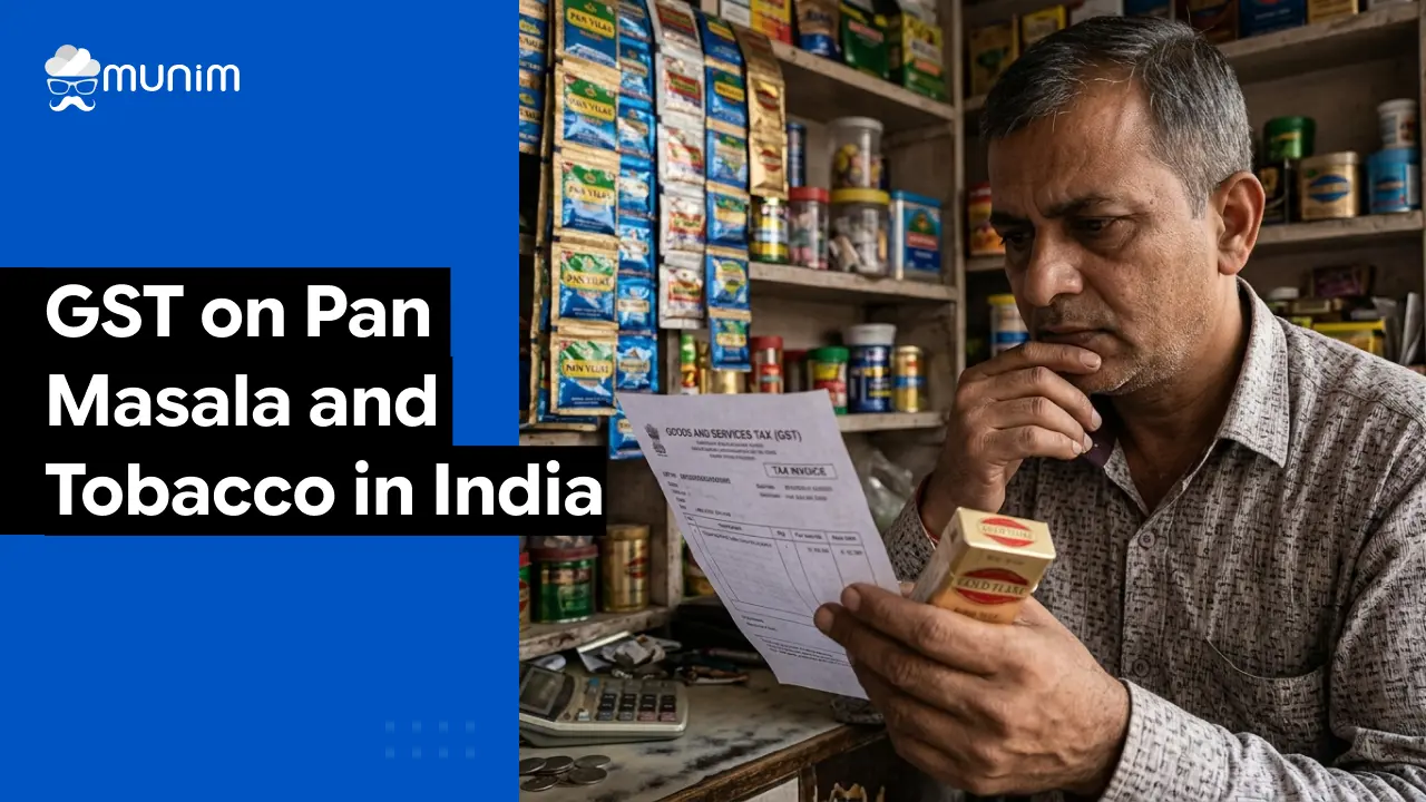 gst on pan masala and tobacco