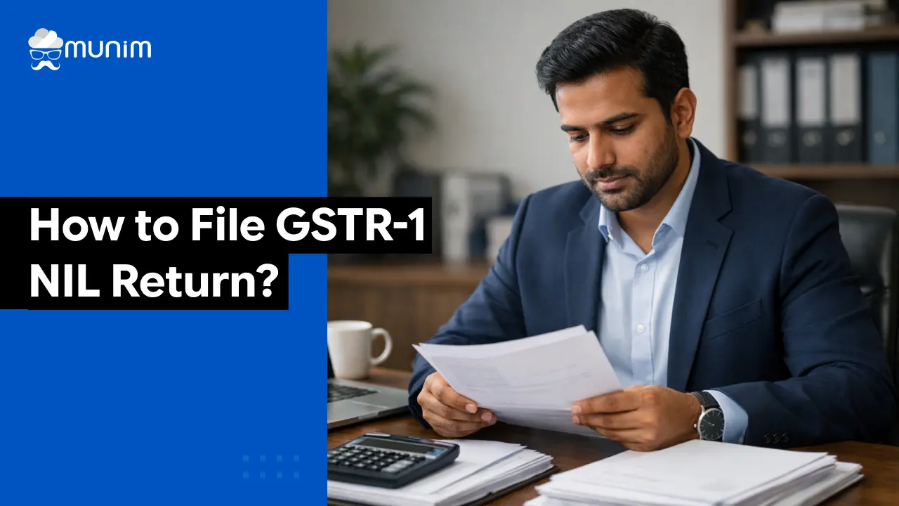 how to file gstr 1 nil return on gst portal