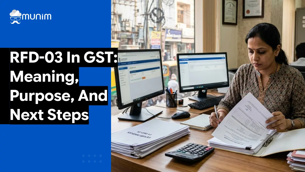 what is form gst rfd 03
