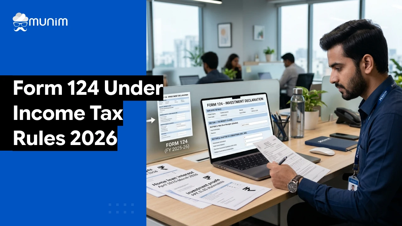 Form 124 Under Income Tax Rules 2026