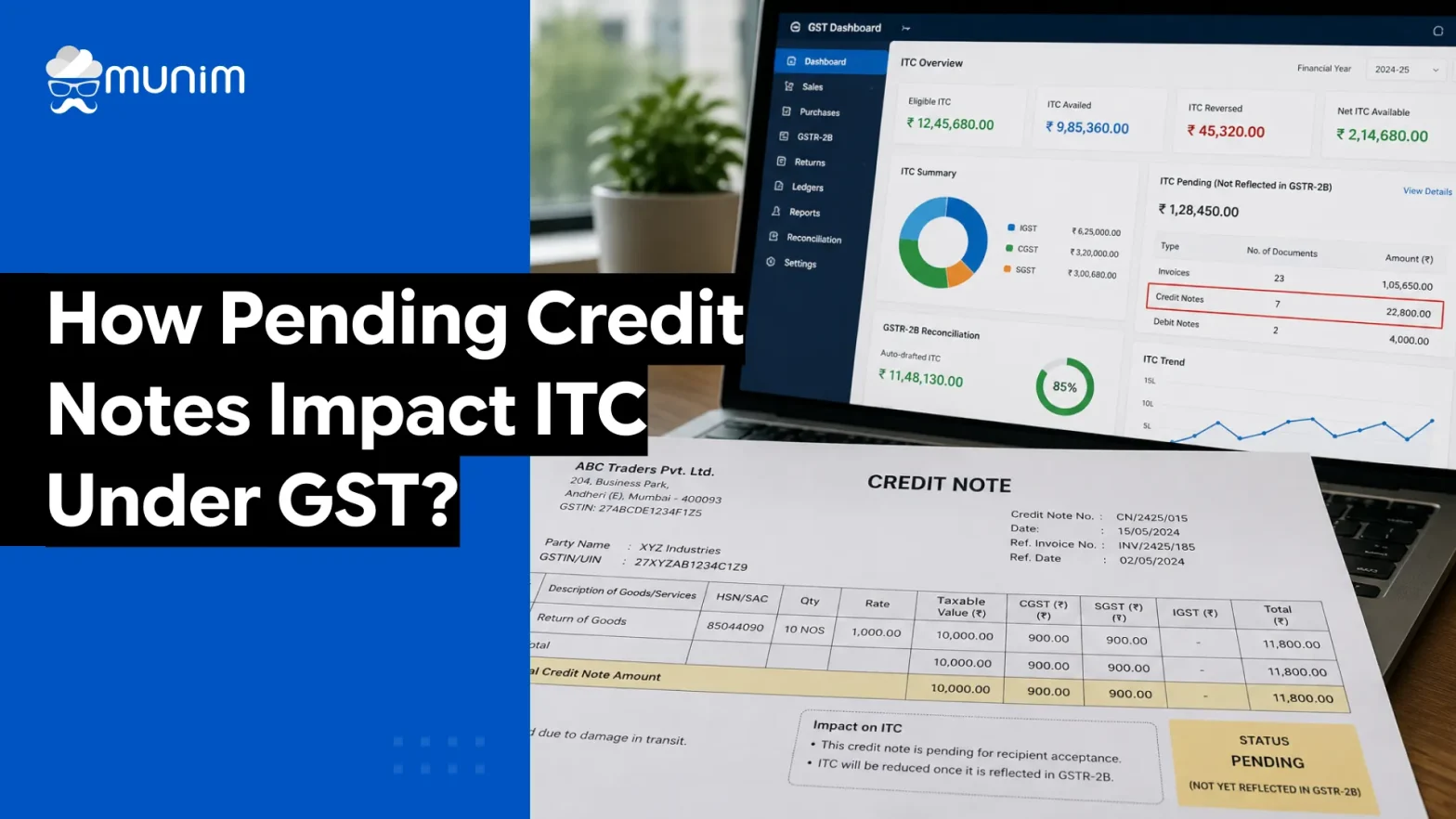 Pending Credit Notes Impact on GST Compliance