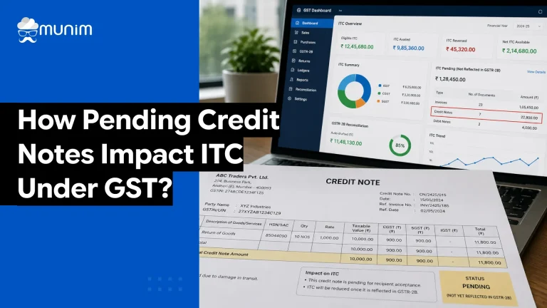 Pending Credit Notes Impact on GST Compliance