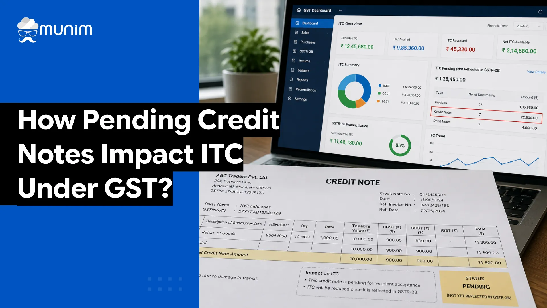 Pending Credit Notes Impact on GST Compliance