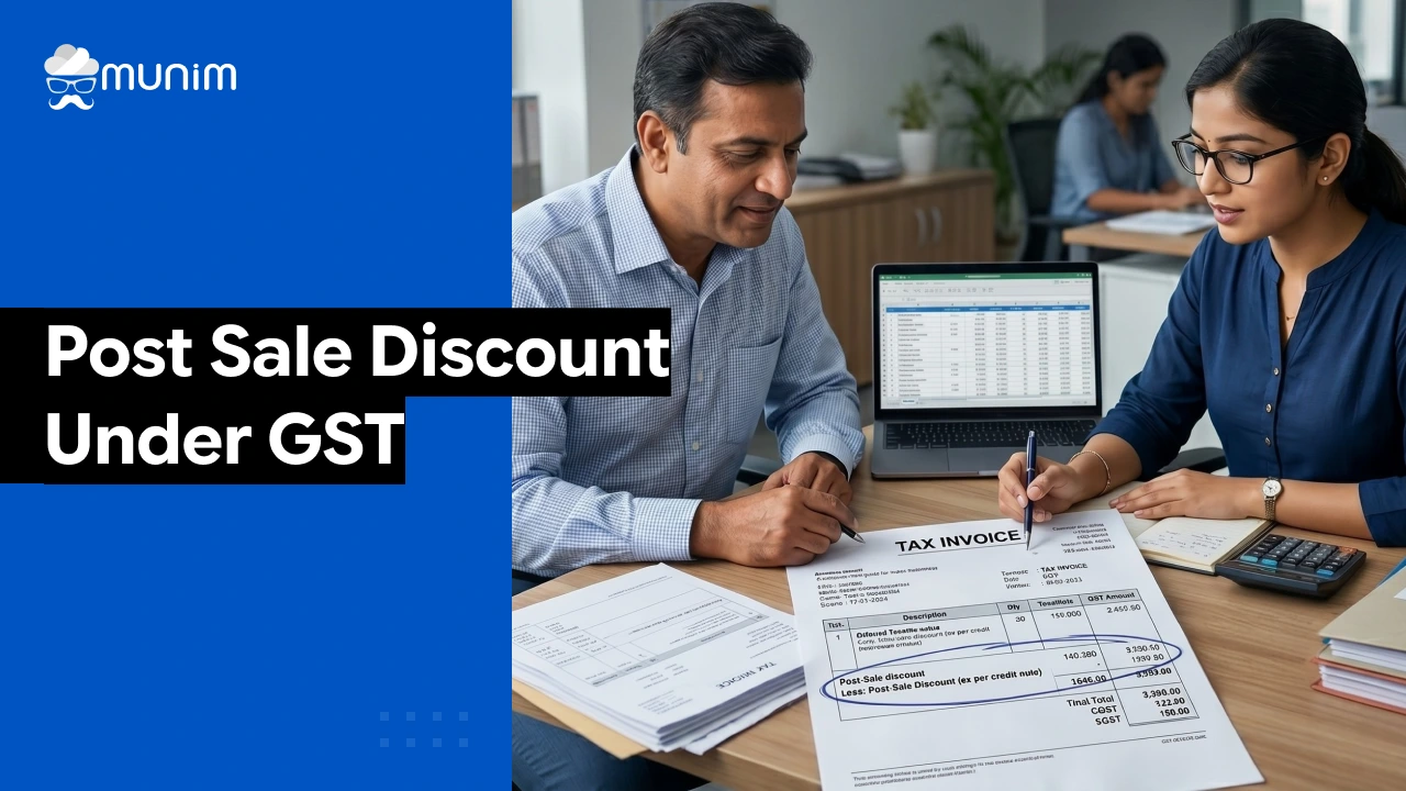 post sale discount under gst