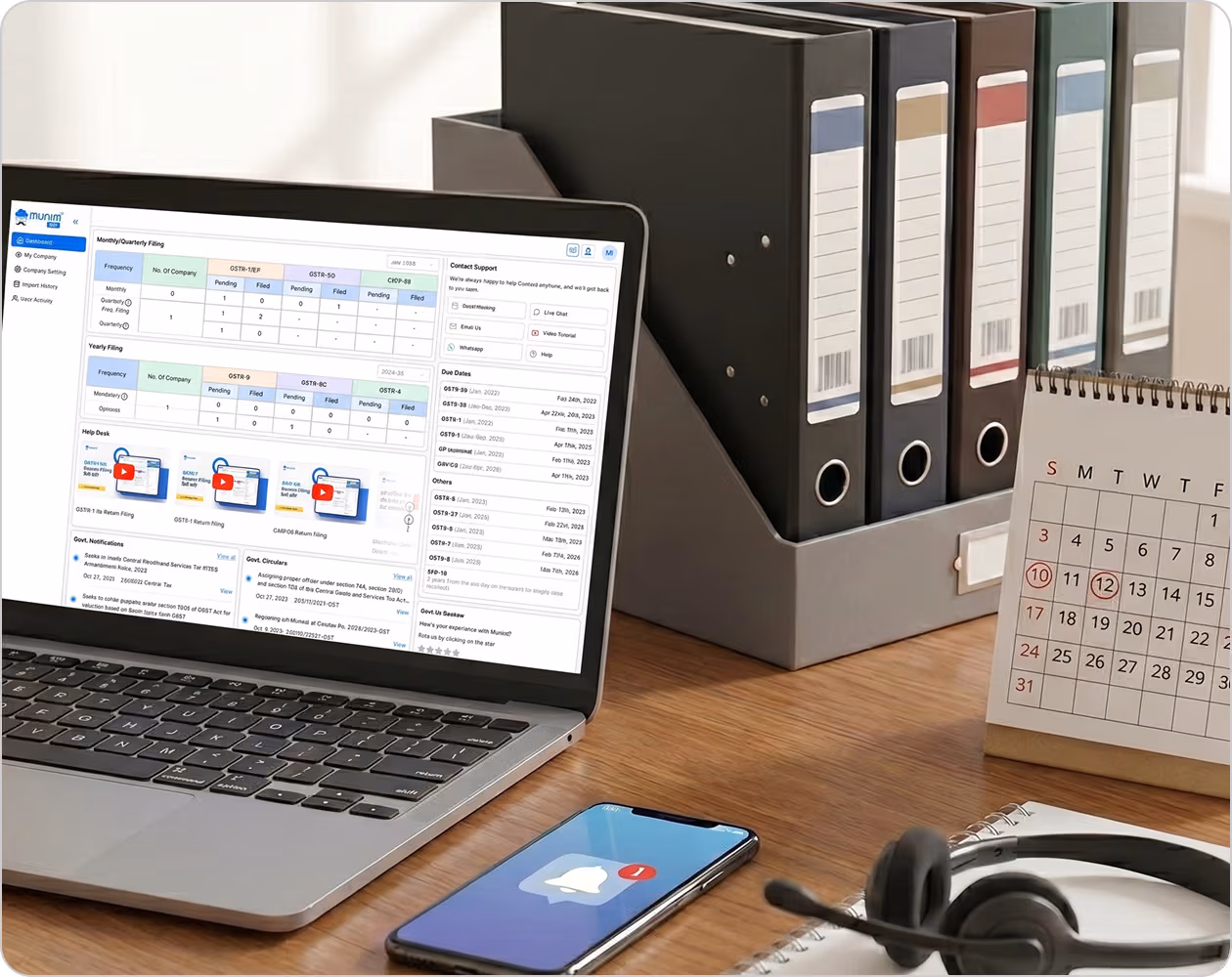 Centralized GSTR-3B Return Data, Notifications, and Filing Support