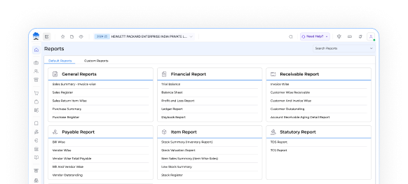 Generate Accounting Reports from Every Invoice